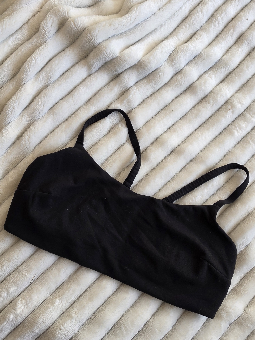 lululemon athletica Black Minimalist Stretch Bralette